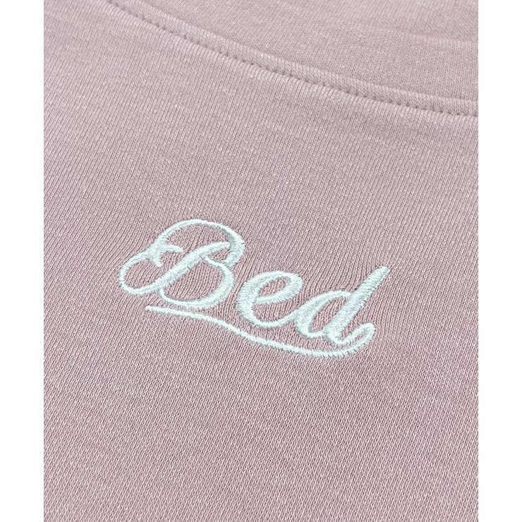 ロゴ刺繍スムースロングTシャツルームウェア | ad thie | 詳細画像34 