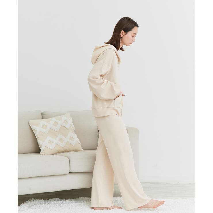 スムースダブルジップパーカールームウェア	 | ad thie | 詳細画像24 