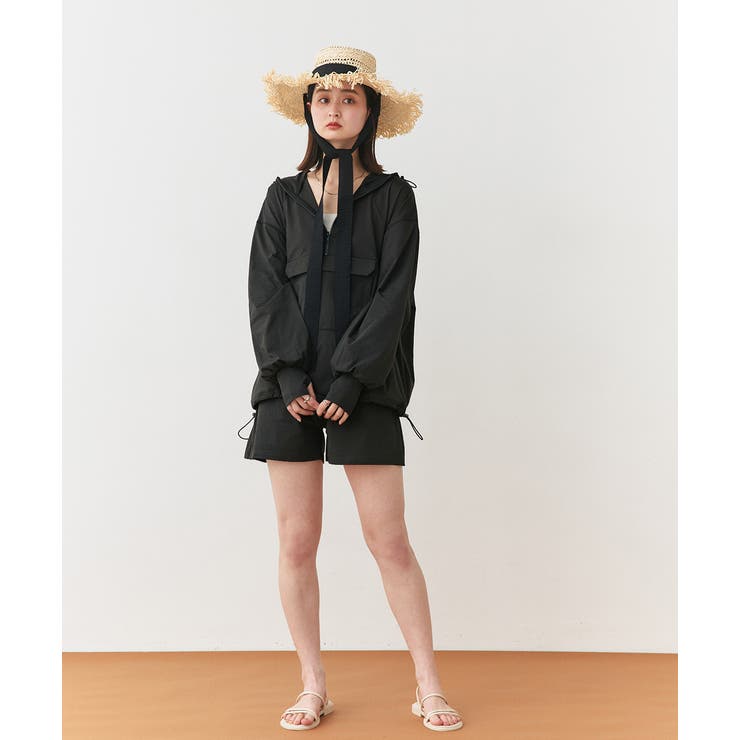 UVカットラッシュガード ハーフジップアノラックパーカー | ad thie | 詳細画像11 