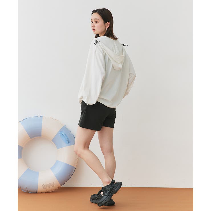 UVカットラッシュガード ハーフジップアノラックパーカー | ad thie | 詳細画像34 