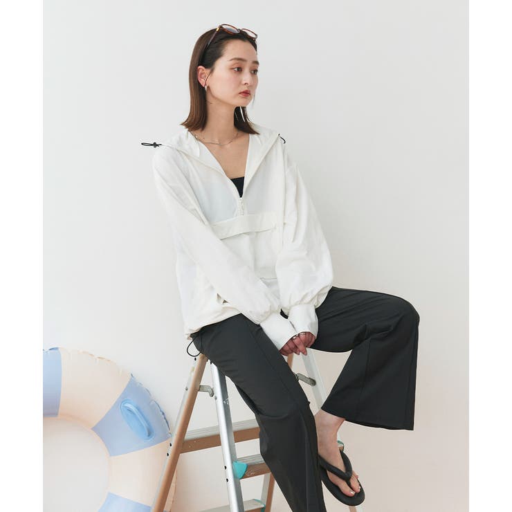 UVカットラッシュガード ハーフジップアノラックパーカー | ad thie | 詳細画像44 