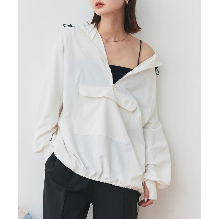 UVカットラッシュガード ハーフジップアノラックパーカー | ad thie | 詳細画像47 