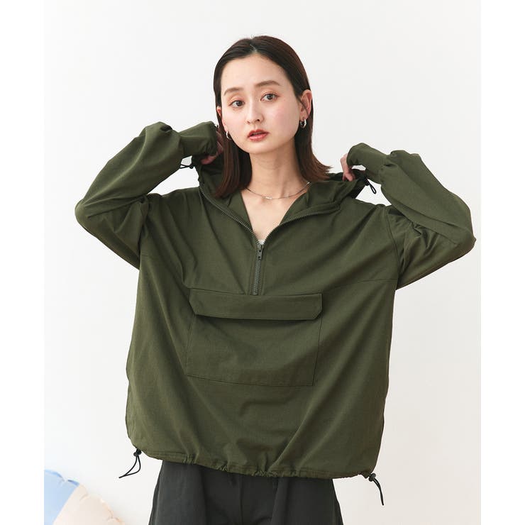 UVカットラッシュガード ハーフジップアノラックパーカー | ad thie | 詳細画像58 