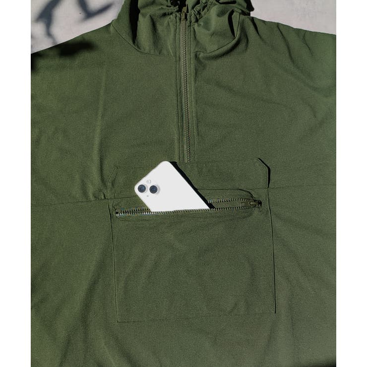 UVカットラッシュガード ハーフジップアノラックパーカー | ad thie | 詳細画像72 