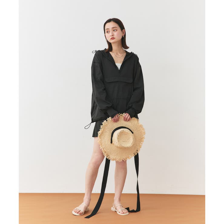 UVカットラッシュガード ハーフジップアノラックパーカー | ad thie | 詳細画像8 