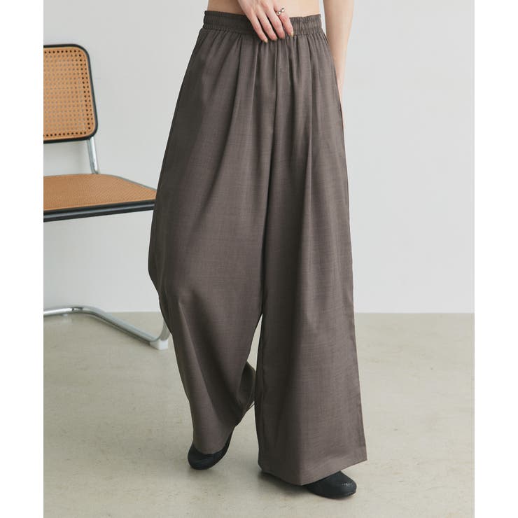 フロントタックイージーワイドパンツ | ad thie | 詳細画像21 