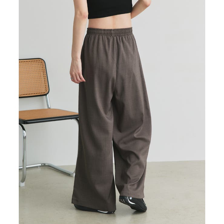 【TOTEME】ジップフロント ワイドパンツ TOTEME Toteme トーテム ワイドパンツ MONOGRAM PAJAMA PANTS