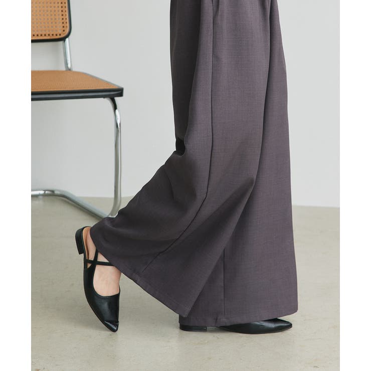 フロントタックイージーワイドパンツ | ad thie | 詳細画像27 