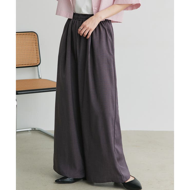 フロントタックイージーワイドパンツ | ad thie | 詳細画像30 