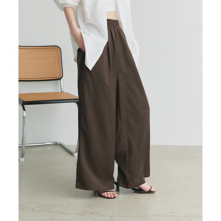 【TOTEME】ジップフロント ワイドパンツ TOTEME Toteme トーテム ワイドパンツ MONOGRAM PAJAMA PANTS