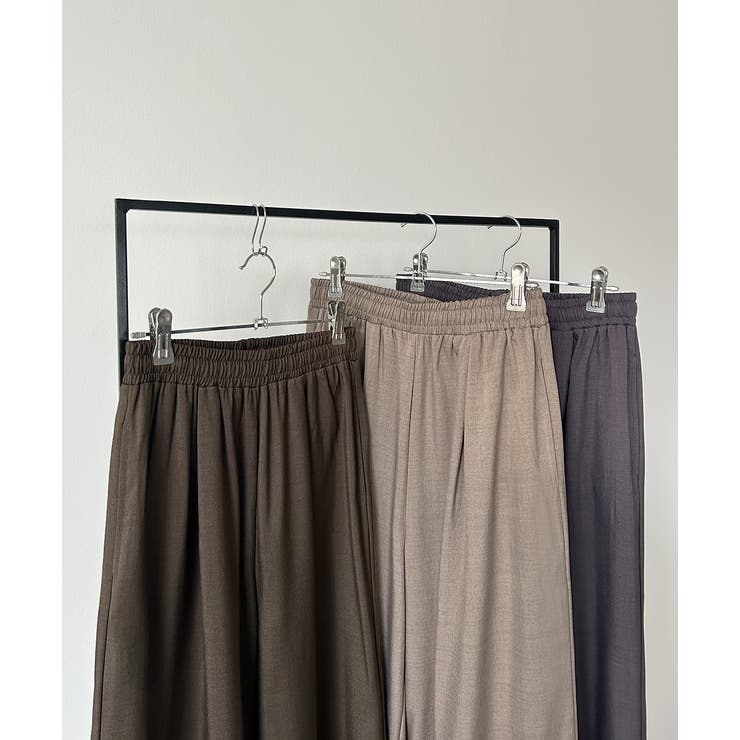 フロントタックイージーワイドパンツ | ad thie | 詳細画像45 