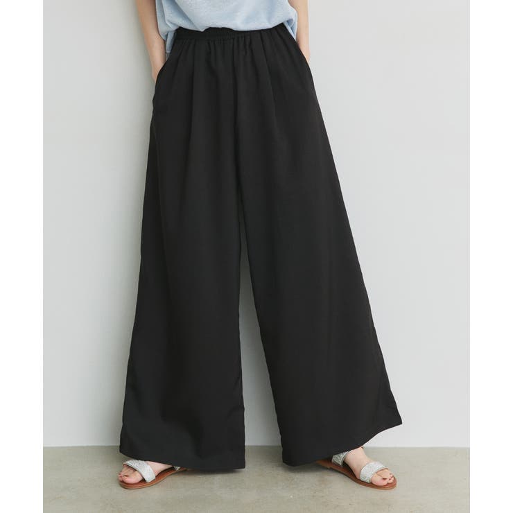 フロントタックイージーワイドパンツ | ad thie | 詳細画像7 