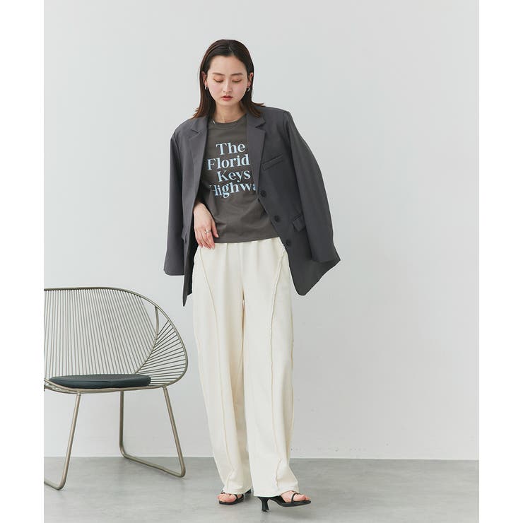 ベーシックロゴプリントTシャツ | ad thie | 詳細画像19 