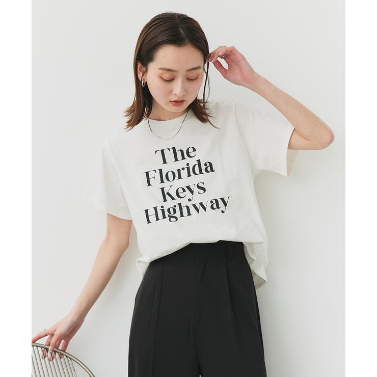 ベーシックロゴプリントTシャツ | ad thie | 詳細画像24 