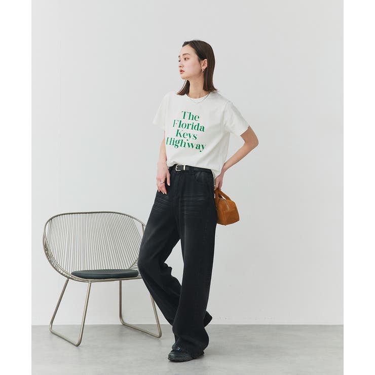 ベーシックロゴプリントTシャツ | ad thie | 詳細画像32 