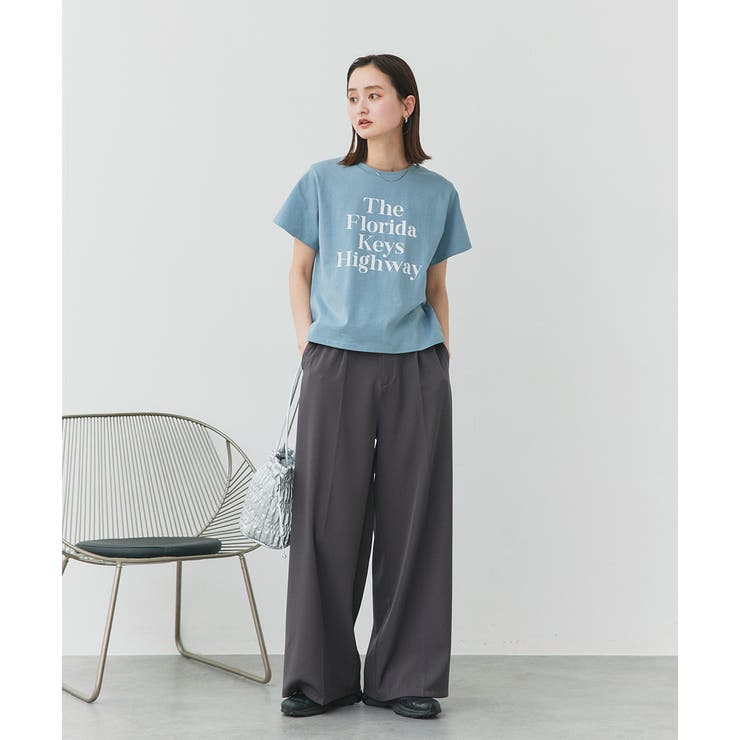 ベーシックロゴプリントTシャツ | ad thie | 詳細画像39 