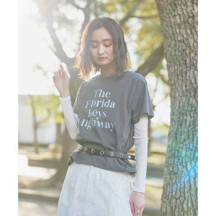 ベーシックロゴプリントTシャツ | ad thie | 詳細画像6 