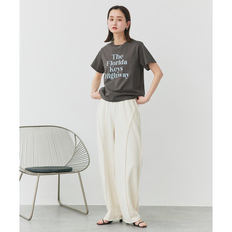 ベーシックロゴプリントTシャツ | ad thie | 詳細画像8 