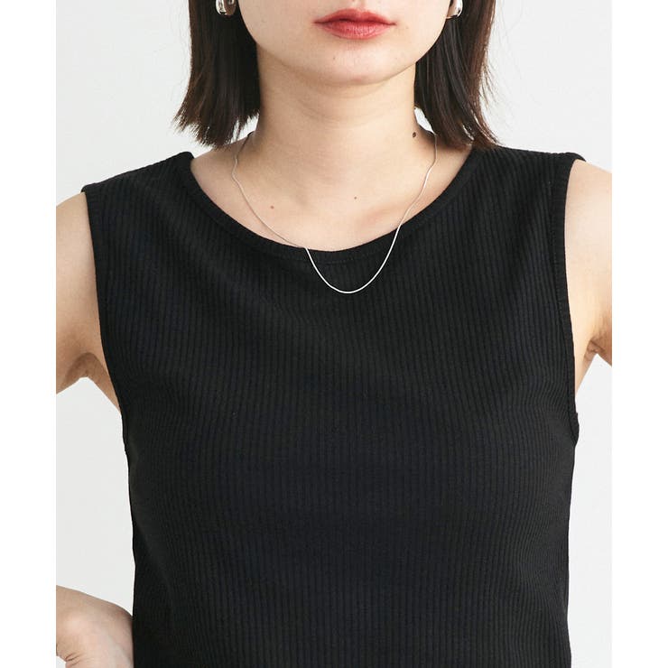 前後2wayリブタンクトップ | ad thie | 詳細画像16 