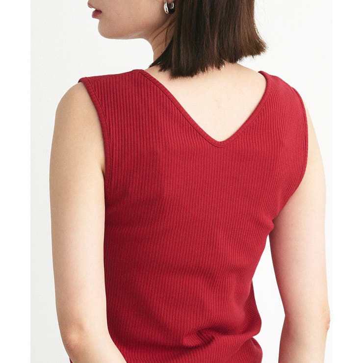 前後2wayリブタンクトップ | ad thie | 詳細画像25 