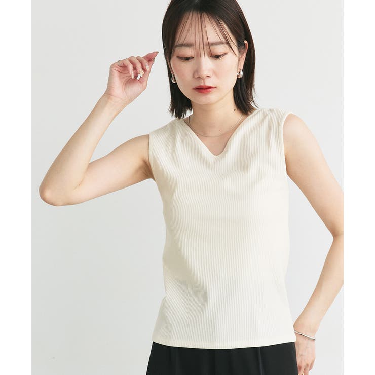 前後2wayリブタンクトップ | ad thie | 詳細画像41 