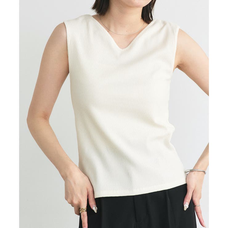 前後2wayリブタンクトップ | ad thie | 詳細画像43 