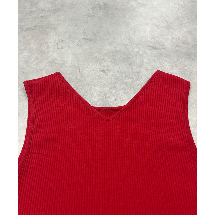 前後2wayリブタンクトップ | ad thie | 詳細画像49 