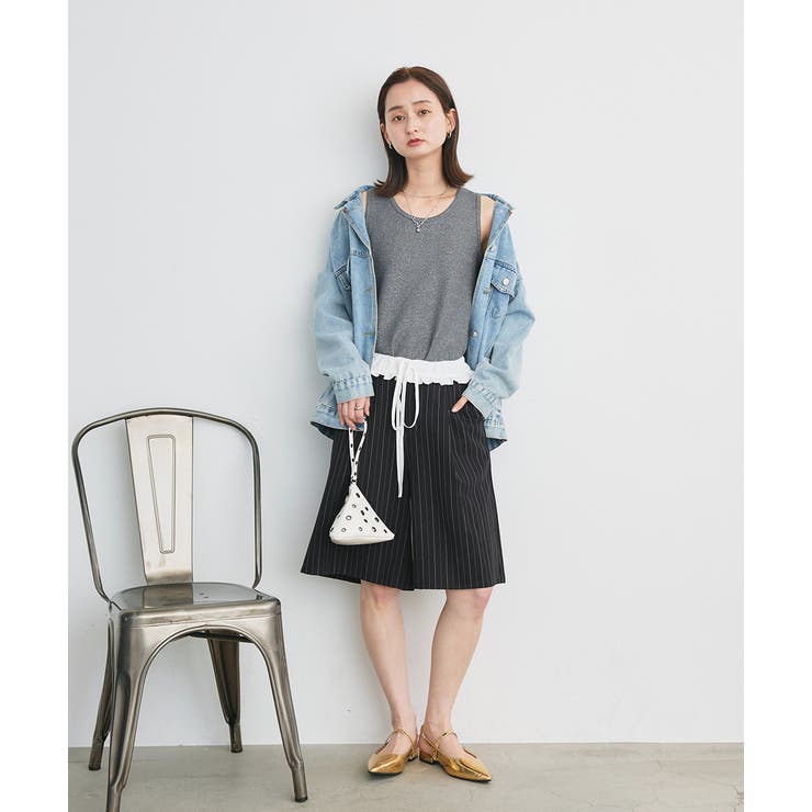 ラメテレコリブタンクトップ | ad thie | 詳細画像14 