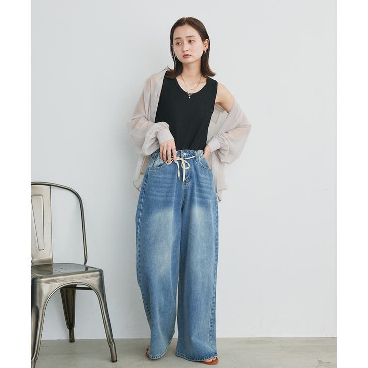 ラメテレコリブタンクトップ | ad thie | 詳細画像2 