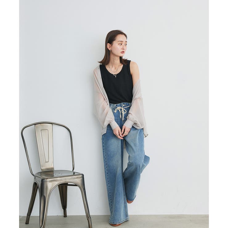 ラメテレコリブタンクトップ | ad thie | 詳細画像3 