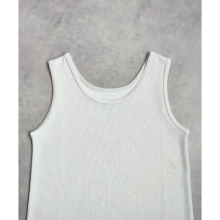 ラメテレコリブタンクトップ | ad thie | 詳細画像40 