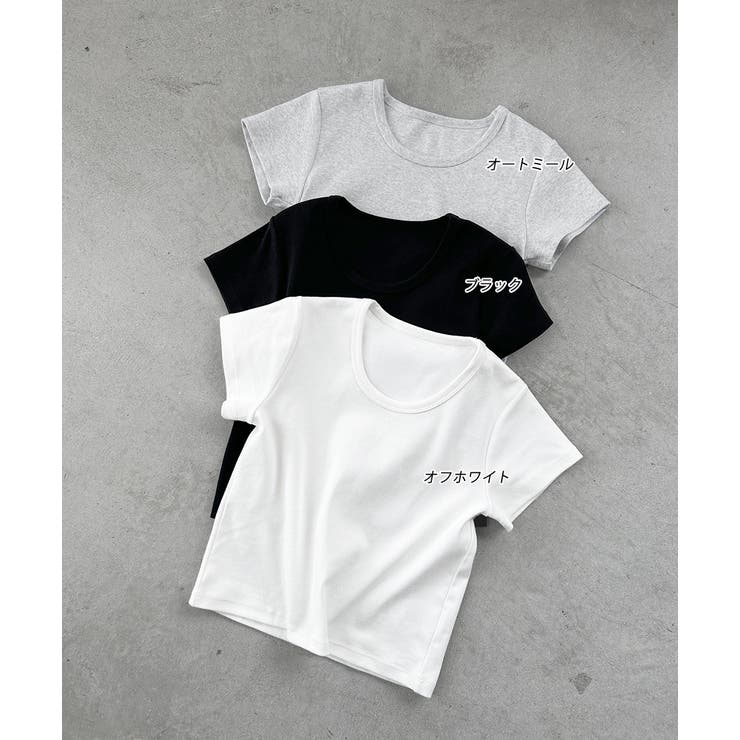 リンガーデザイン フライスコンパクトTシャツ | ad thie | 詳細画像49 