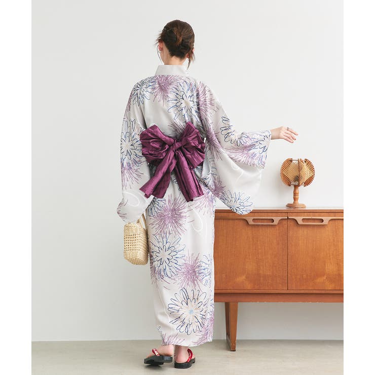 2025SS新作】3点セット 花火柄セパレート2WAY浴衣セット[品番