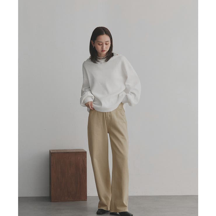 フェイクレイヤードデザイン ワッフルプルオーバー | ad thie | 詳細画像20 