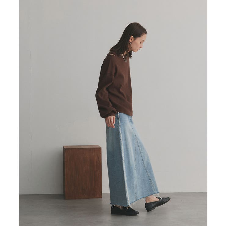 フェイクレイヤードデザイン ワッフルプルオーバー | ad thie | 詳細画像38 