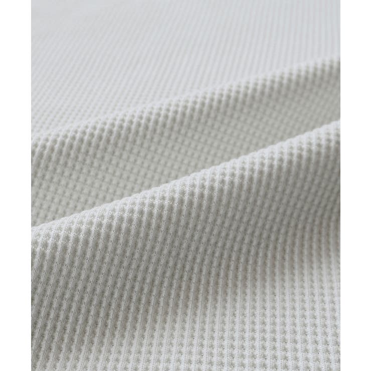 フェイクレイヤードデザイン ワッフルプルオーバー | ad thie | 詳細画像44 