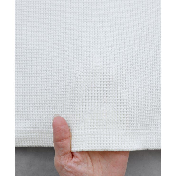 フェイクレイヤードデザイン ワッフルプルオーバー | ad thie | 詳細画像45 