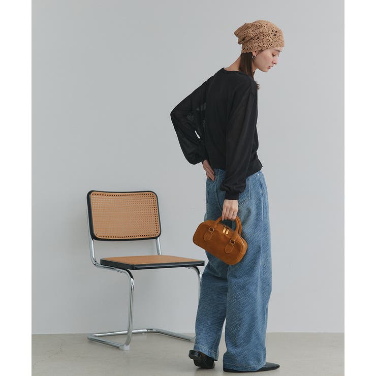 袖ボリュームVネックシアーカーディガン | ad thie | 詳細画像13 