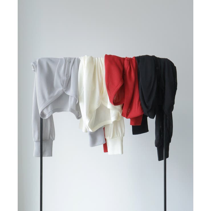 袖ボリュームVネックシアーカーディガン | ad thie | 詳細画像41 