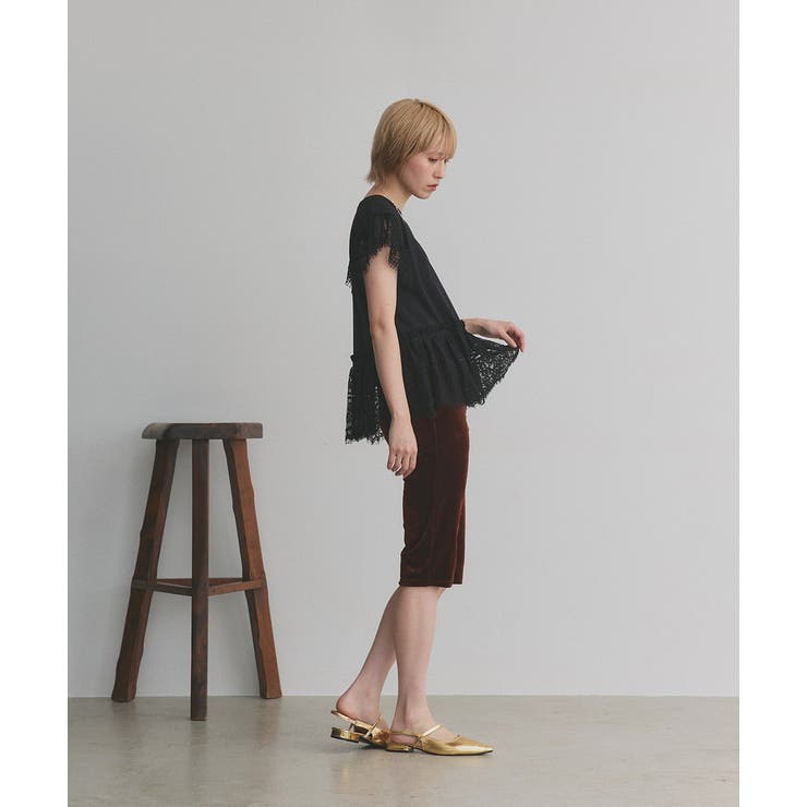 ヘムスリーブレースデザイントップス | ad thie | 詳細画像22 