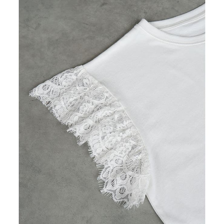 ヘムスリーブレースデザイントップス | ad thie | 詳細画像25 