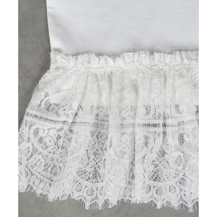 ヘムスリーブレースデザイントップス | ad thie | 詳細画像26 