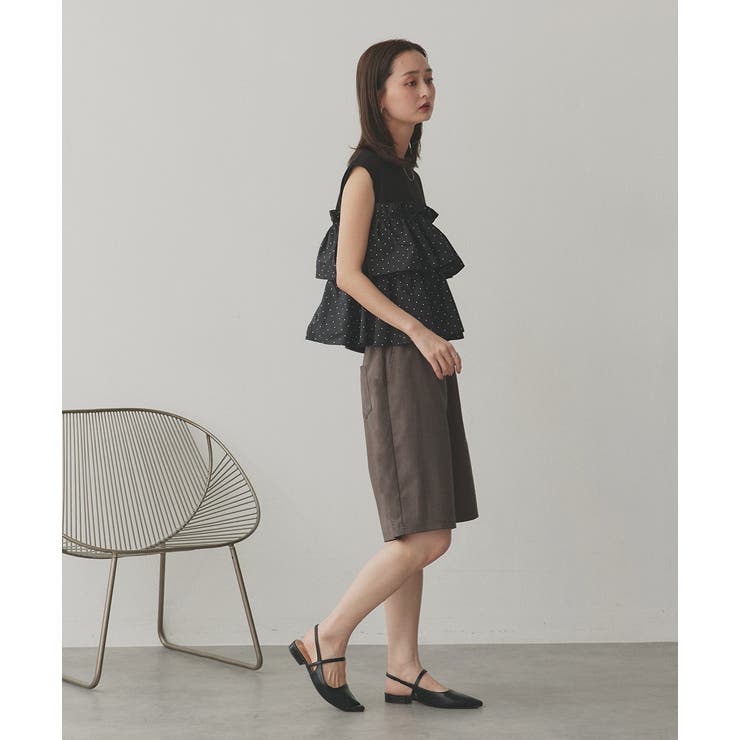 ポルカドットティアードフリルトップス | ad thie | 詳細画像16 