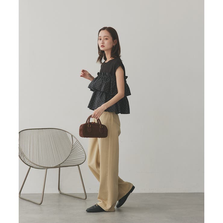 ポルカドットティアードフリルトップス | ad thie | 詳細画像24 