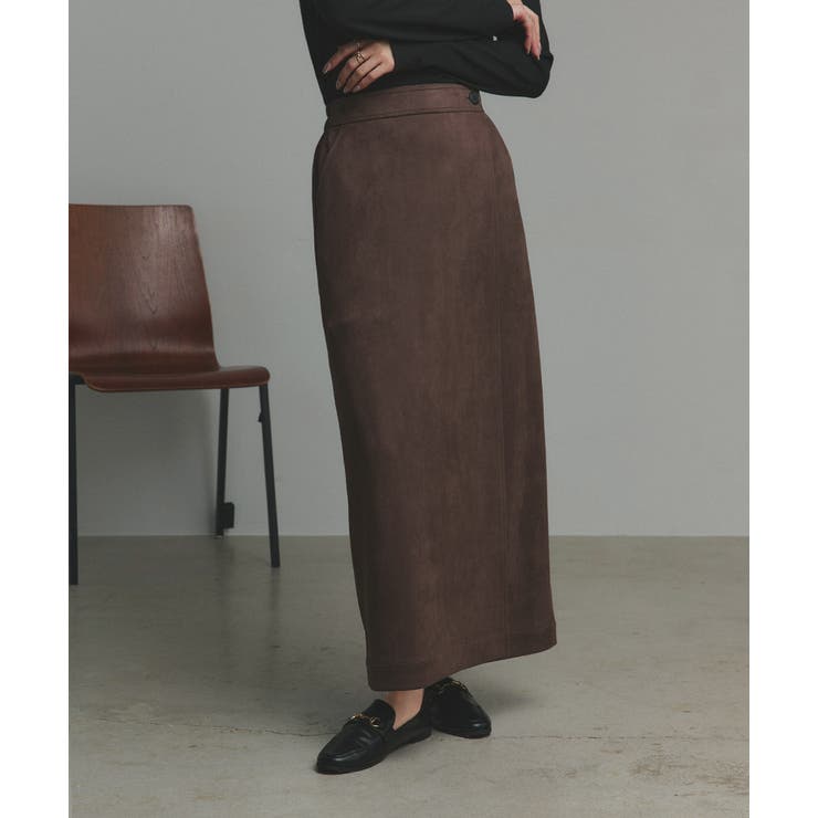 スエードラップスカート | ad thie | 詳細画像10 