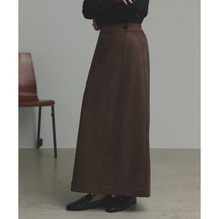 スエードラップスカート | ad thie | 詳細画像11 