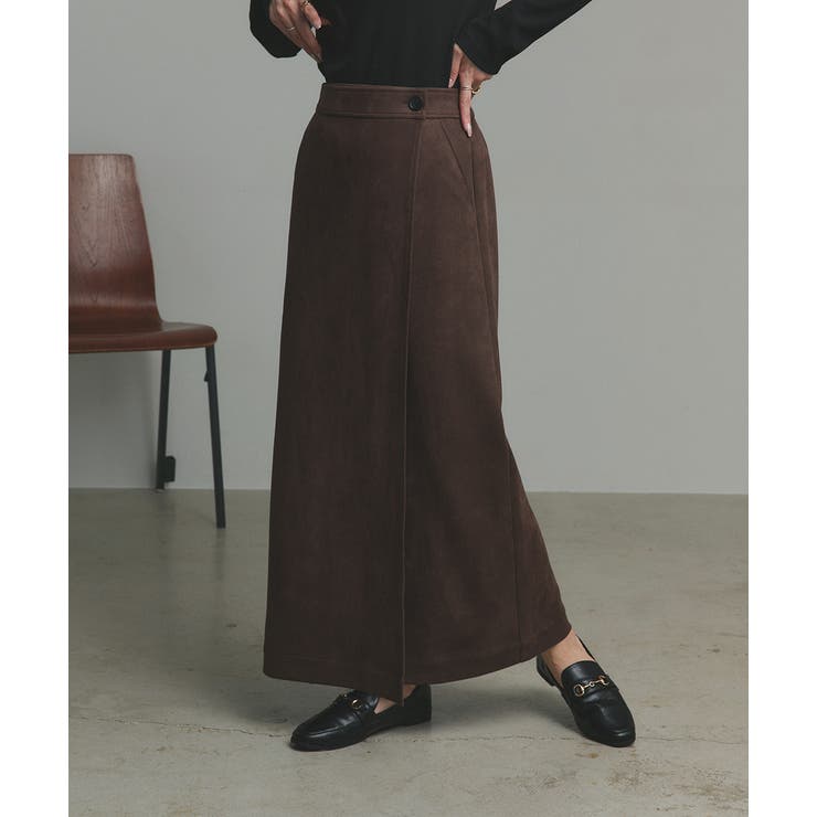 スエードラップスカート | ad thie | 詳細画像13 