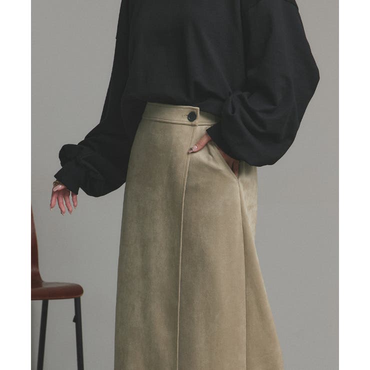 スエードラップスカート | ad thie | 詳細画像24 