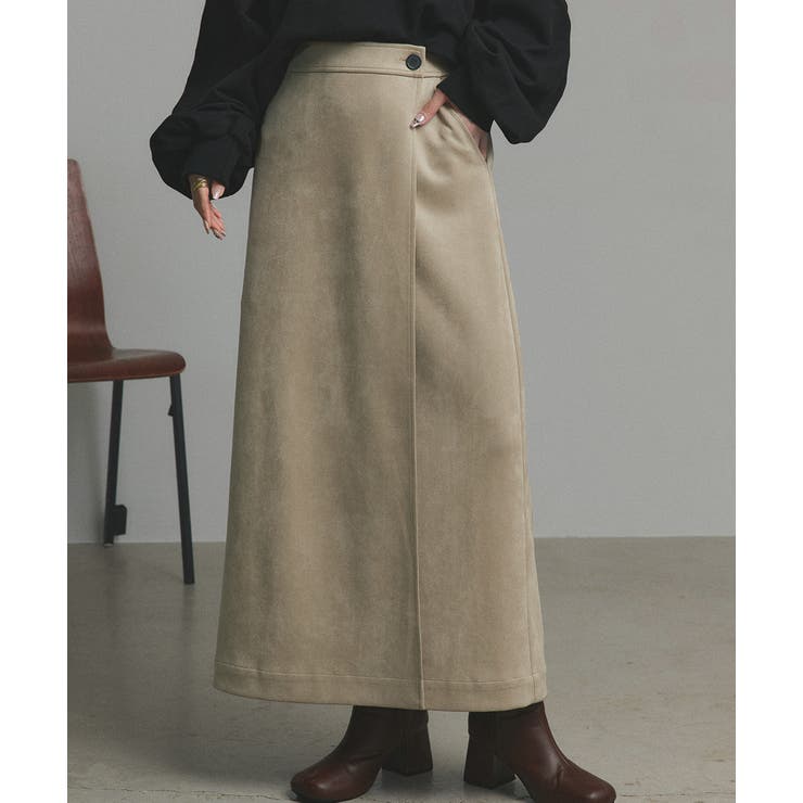 スエードラップスカート | ad thie | 詳細画像25 