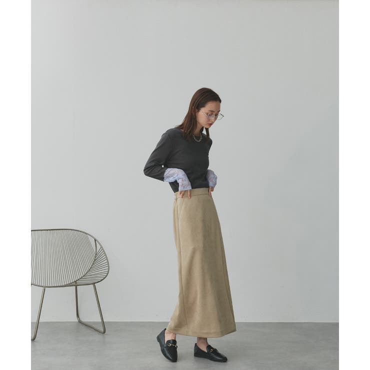 スエードラップスカート | ad thie | 詳細画像30 